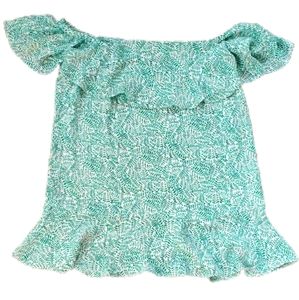 Banana Republic Off Shoulder Ruffle Top Small NEW